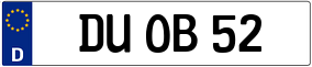 Truck License Plate